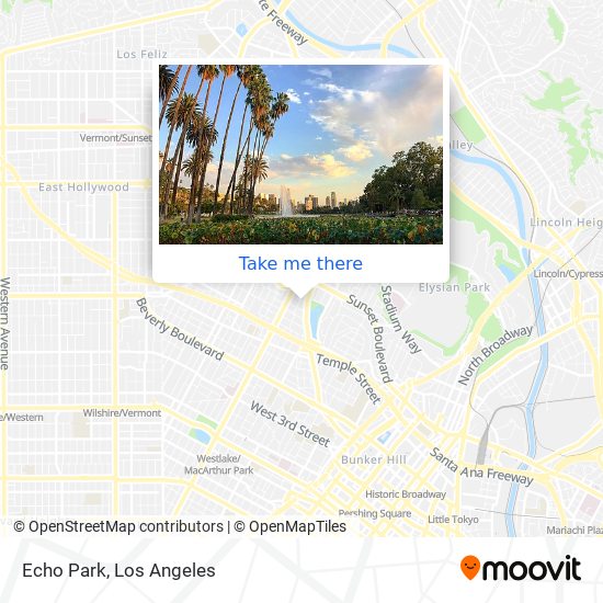 Echo Park map