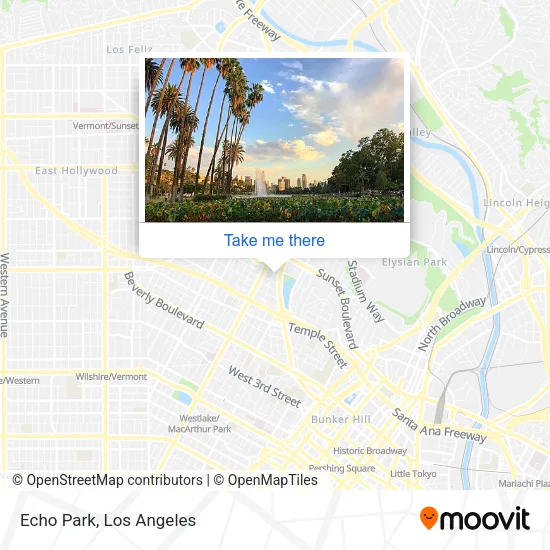 Echo Park map
