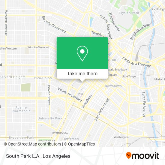 South Park L.A. map