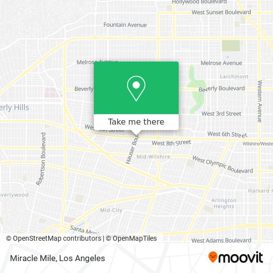 Miracle Mile map