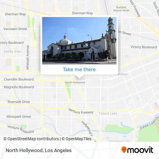Mapa de North Hollywood