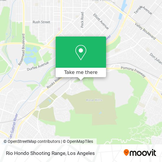 Rio Hondo Shooting Range map