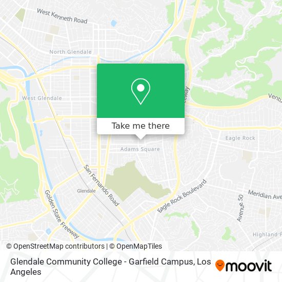 Mapa de Glendale Community College - Garfield Campus