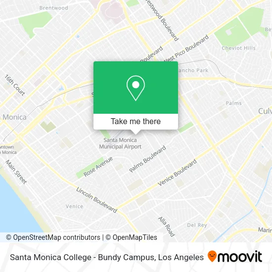 Santa Monica College - Bundy Campus map
