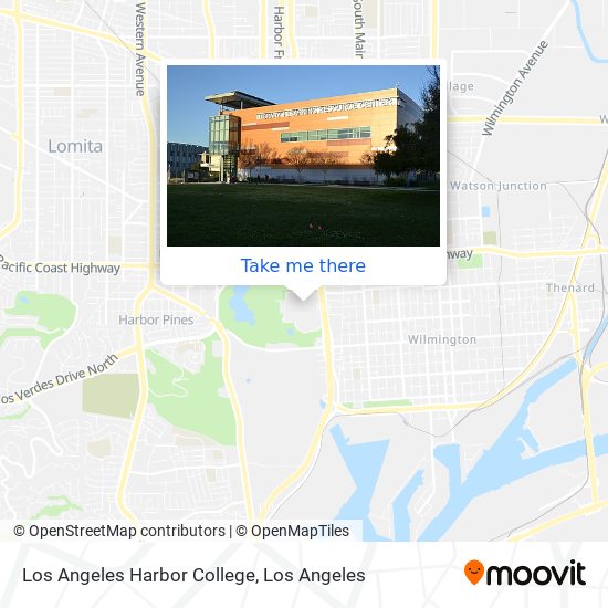 Los Angeles Harbor College map