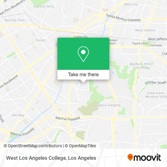 Mapa de West Los Angeles College