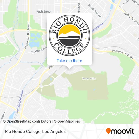 Rio Hondo College map
