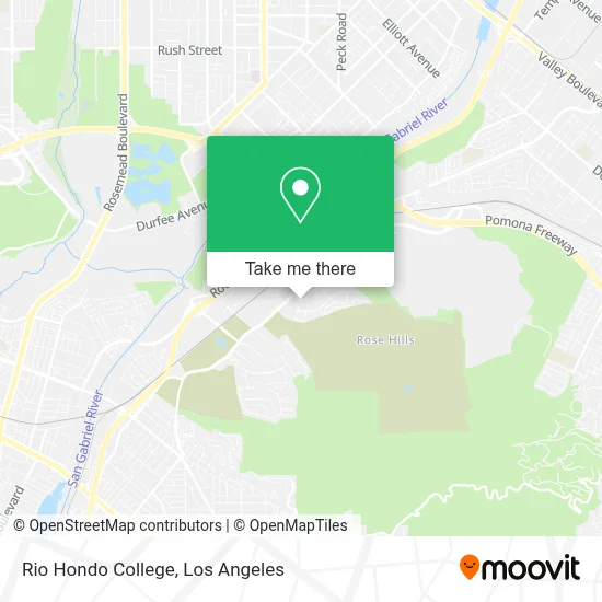 Rio Hondo College map