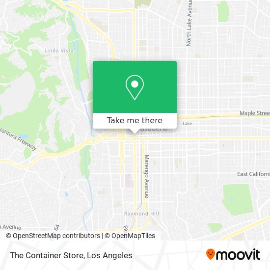 The Container Store map