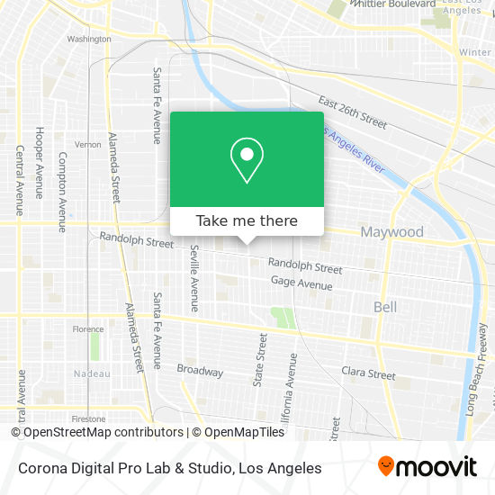 Corona Digital Pro Lab & Studio map