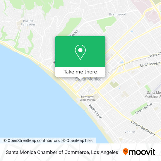 Santa Monica Chamber of Commerce map