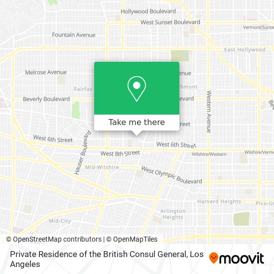 Private Residence of the British Consul General map