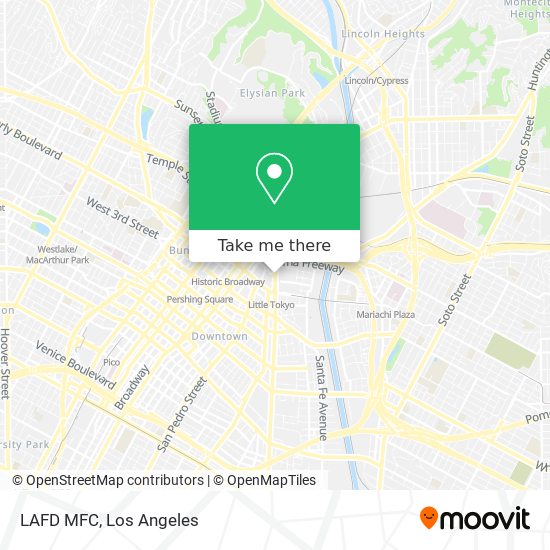 LAFD MFC map