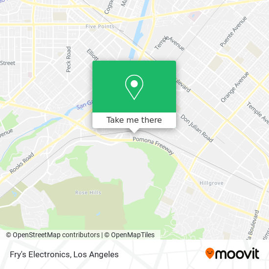 Mapa de Fry's Electronics