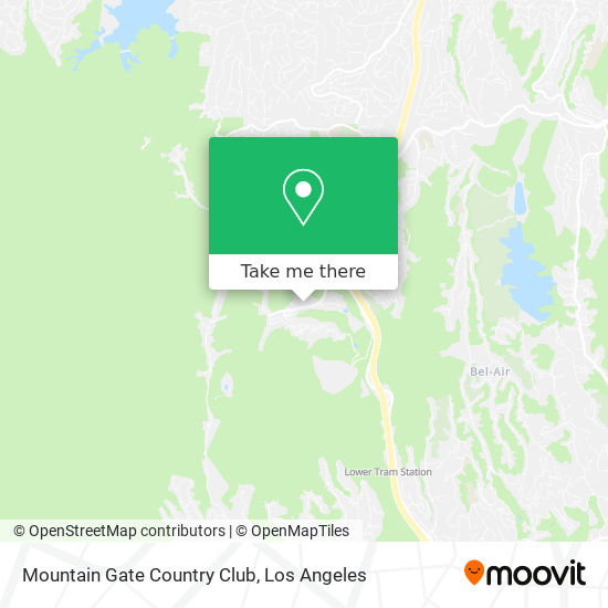 Mountain Gate Country Club map