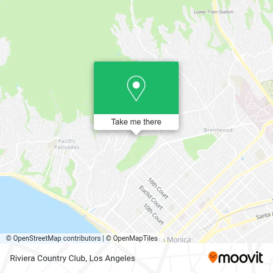 Riviera Country Club map