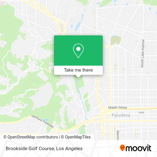 Brookside Golf Course map