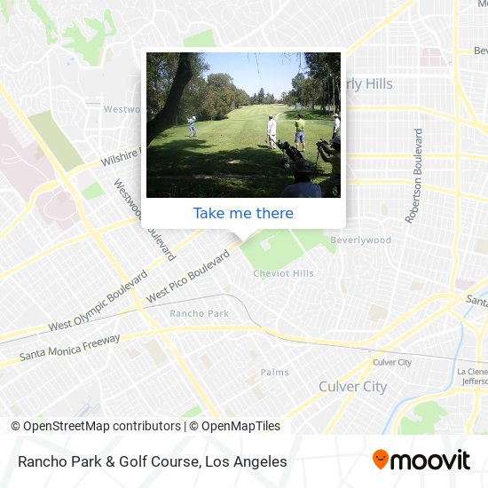 Mapa de Rancho Park & Golf Course