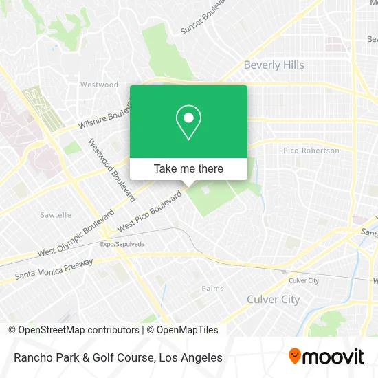 Rancho Park & Golf Course map