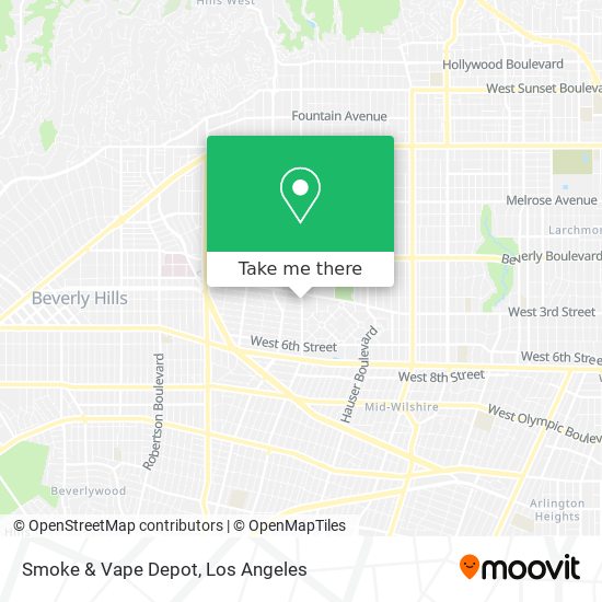 Smoke & Vape Depot map