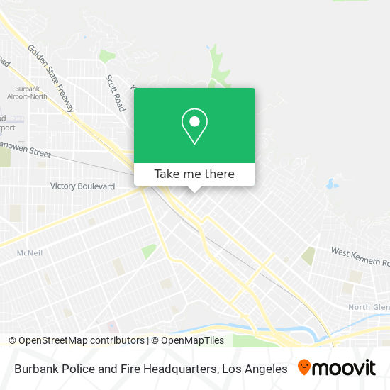 Mapa de Burbank Police and Fire Headquarters