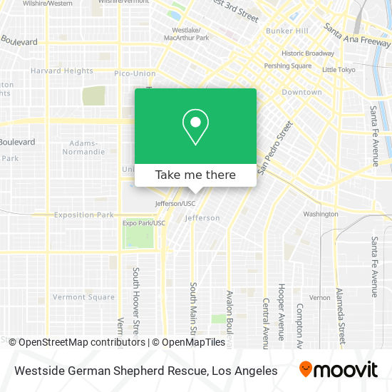 Westside German Shepherd Rescue map