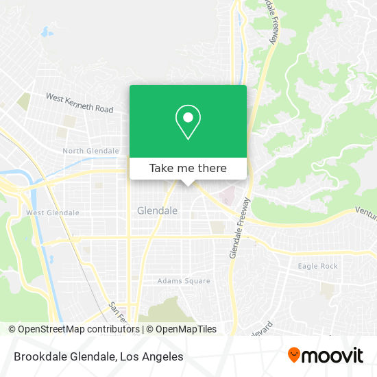 Brookdale Glendale map