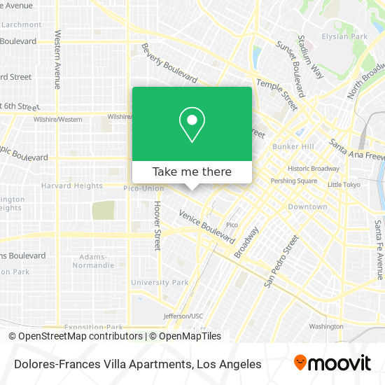 Mapa de Dolores-Frances Villa Apartments