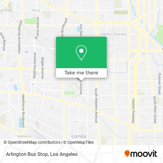 Mapa de Arlington Bus Stop