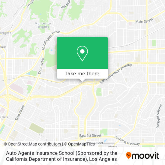 Auto Agents Insurance School (Sponsored by the California Department of Insurance) map