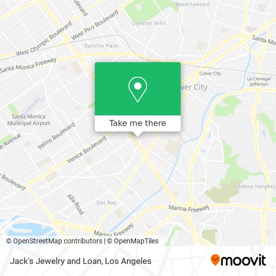 Jack's Jewelry and Loan map