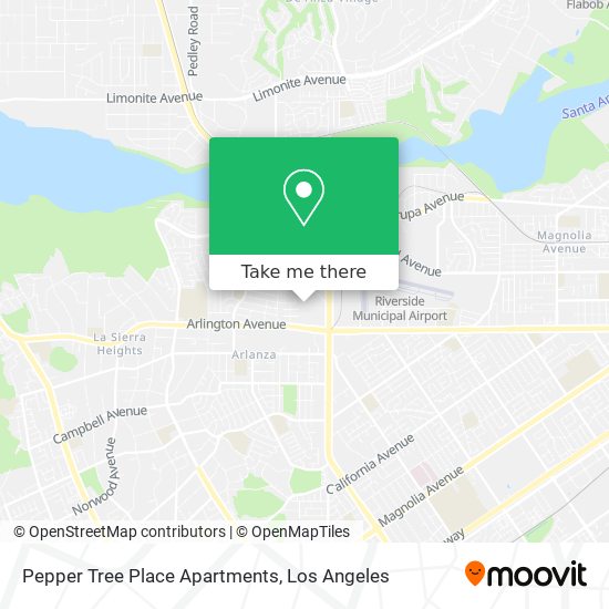 Mapa de Pepper Tree Place Apartments