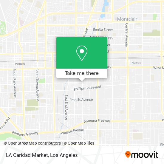 Mapa de LA Caridad Market