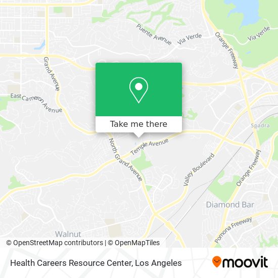 Mapa de Health Careers Resource Center