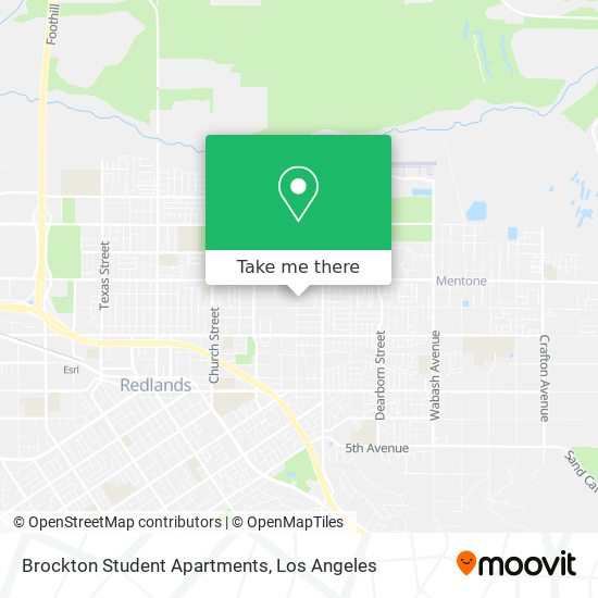 Mapa de Brockton Student Apartments