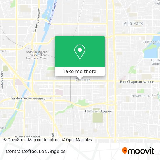 Contra Coffee map