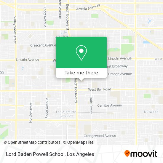 Lord Baden Powell School map