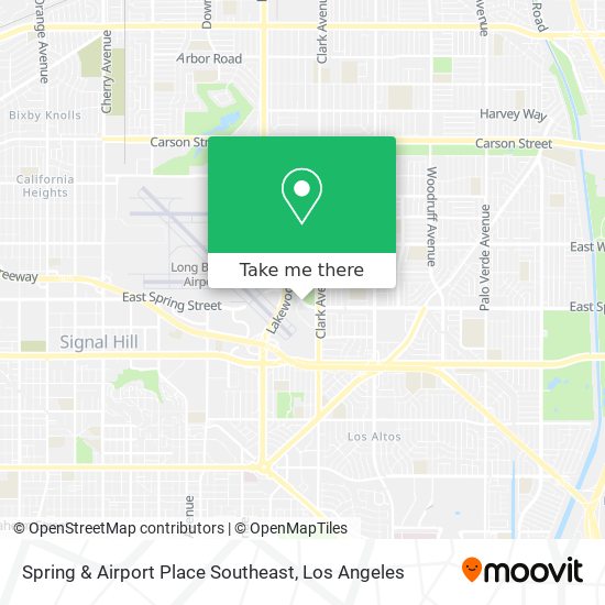 Spring & Airport Place Southeast map