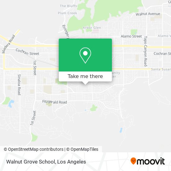 Walnut Grove School map