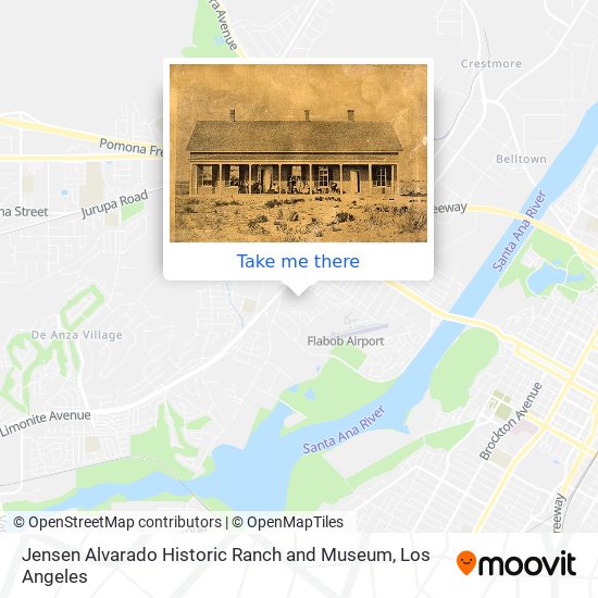Jensen Alvarado Historic Ranch and Museum map
