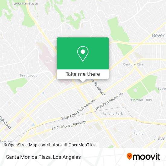 Santa Monica Plaza map