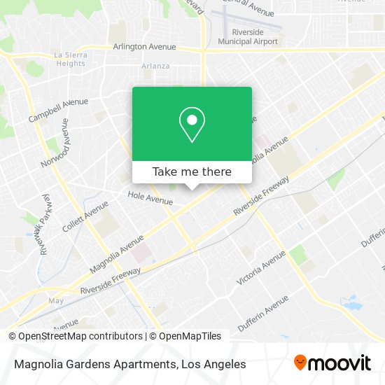 Mapa de Magnolia Gardens Apartments