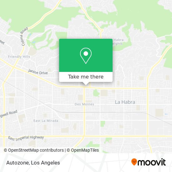 Autozone map