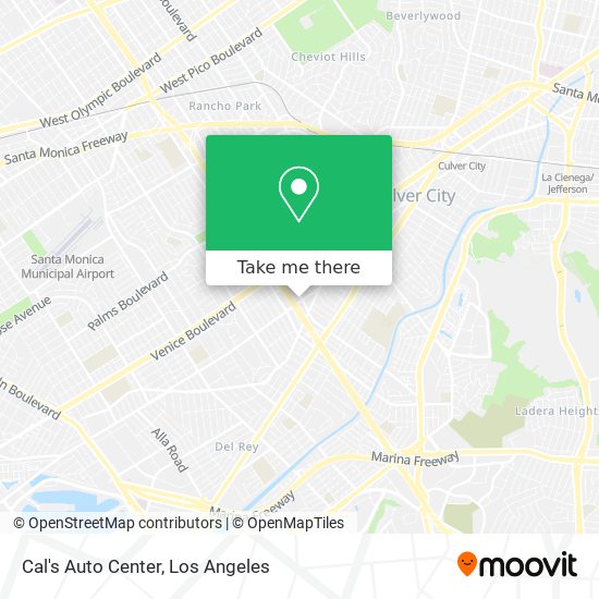 Cal's Auto Center map