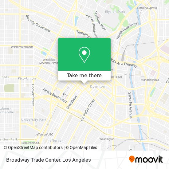 Broadway Trade Center map