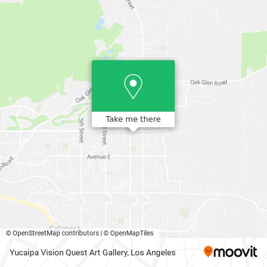 Mapa de Yucaipa Vision Quest Art Gallery