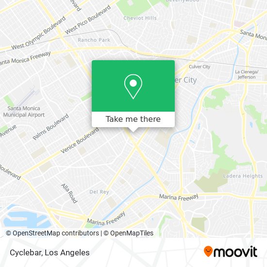 Mapa de Cyclebar