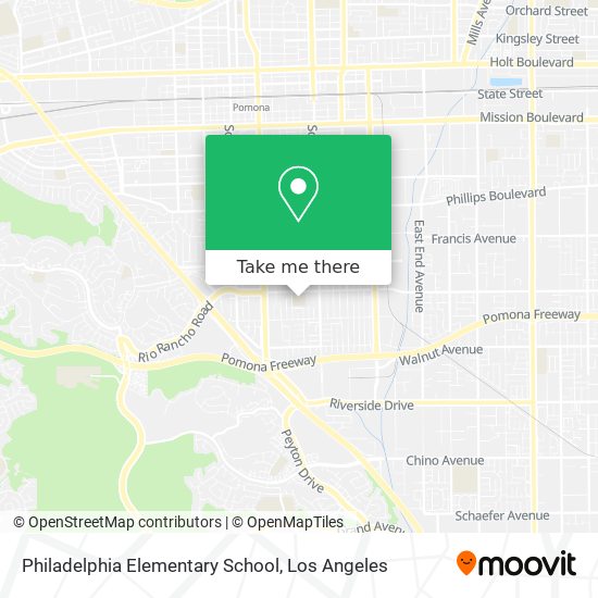 Philadelphia Elementary School map