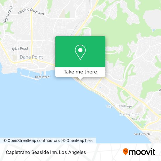 Capistrano Seaside Inn map