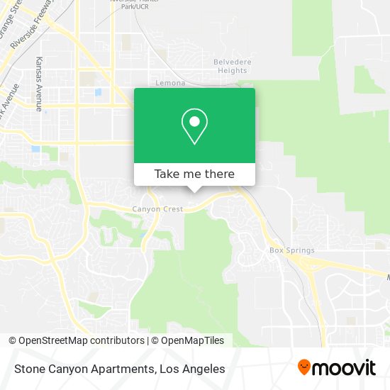 Stone Canyon Apartments map